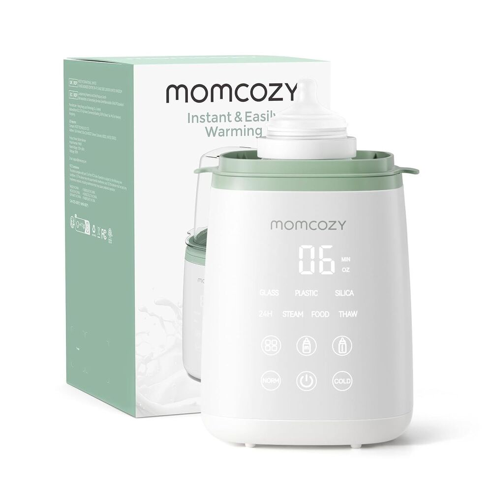 Momcozy Bottle Warmer Fast Heating Breastmilk 10-in-1 Timer Auto Shut-Off No Box